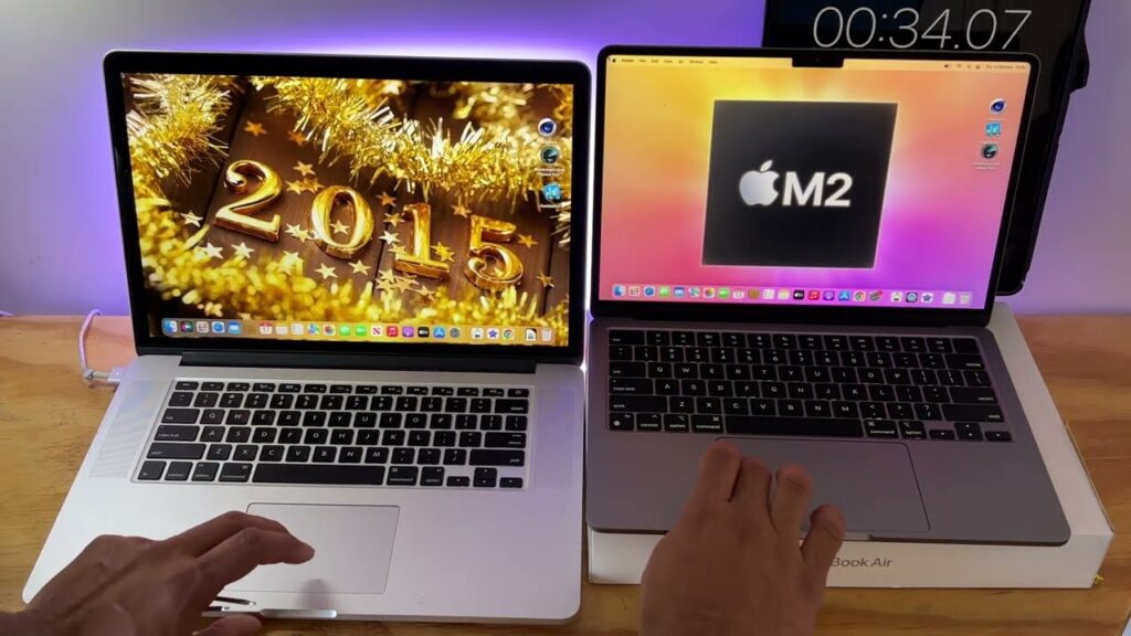2015 Apple MacBook Pro versus 2023 Apple MacBook Air